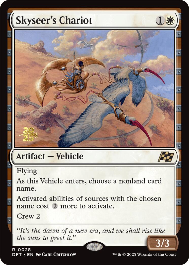 Skyseer's Chariot [Aetherdrift Prerelease Promos] | RetroPlay Games