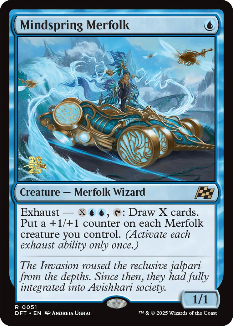 Mindspring Merfolk [Aetherdrift Prerelease Promos] | RetroPlay Games