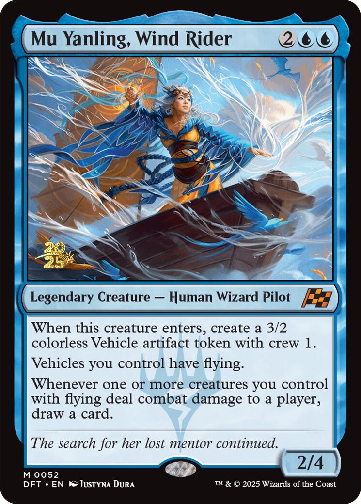 Mu Yanling, Wind Rider [Aetherdrift Prerelease Promos] | RetroPlay Games