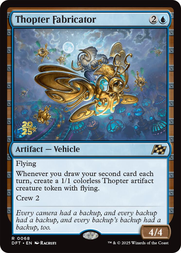 Thopter Fabricator [Aetherdrift Prerelease Promos] | RetroPlay Games