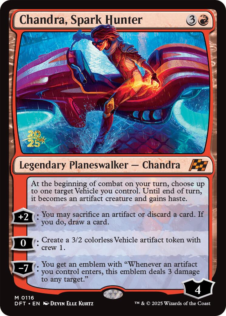 Chandra, Spark Hunter [Aetherdrift Prerelease Promos] | RetroPlay Games