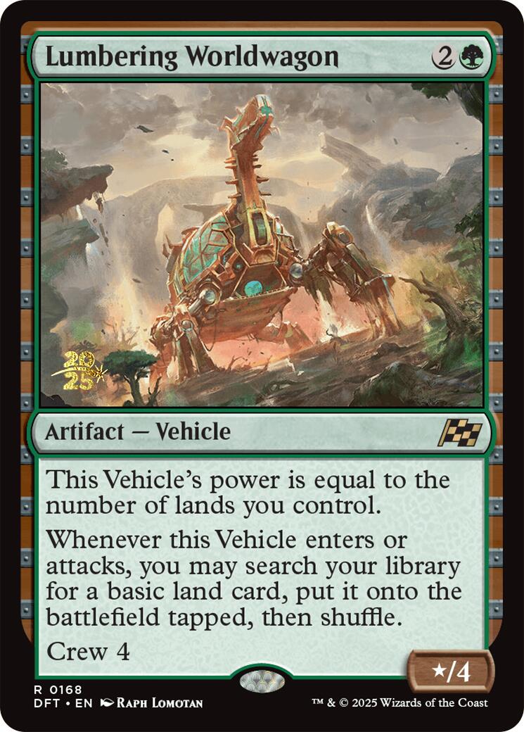 Lumbering Worldwagon [Aetherdrift Prerelease Promos] | RetroPlay Games