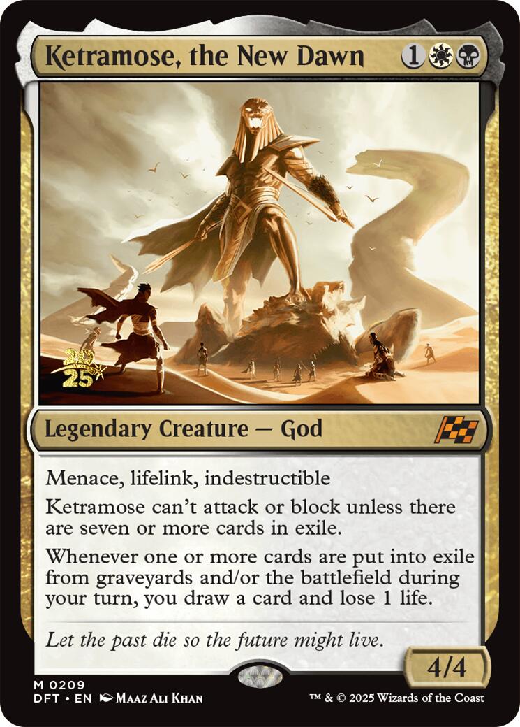 Ketramose, the New Dawn [Aetherdrift Prerelease Promos] | RetroPlay Games