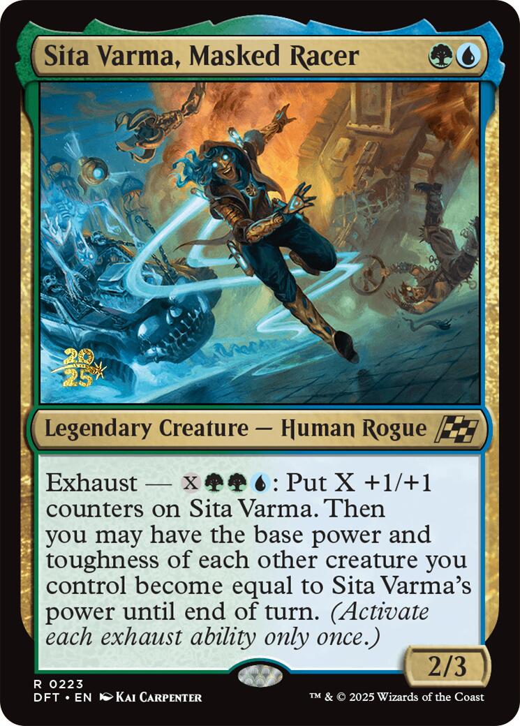 Sita Varma, Masked Racer [Aetherdrift Prerelease Promos] | RetroPlay Games