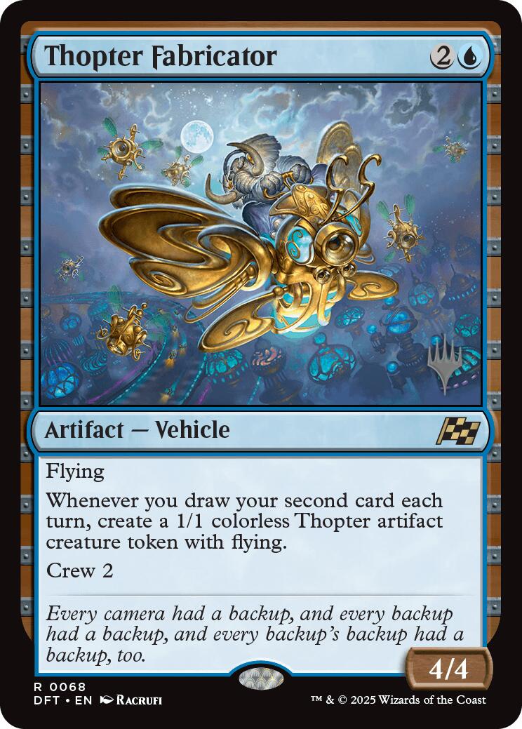 Thopter Fabricator (Promo Pack) [Aetherdrift Promos] | RetroPlay Games
