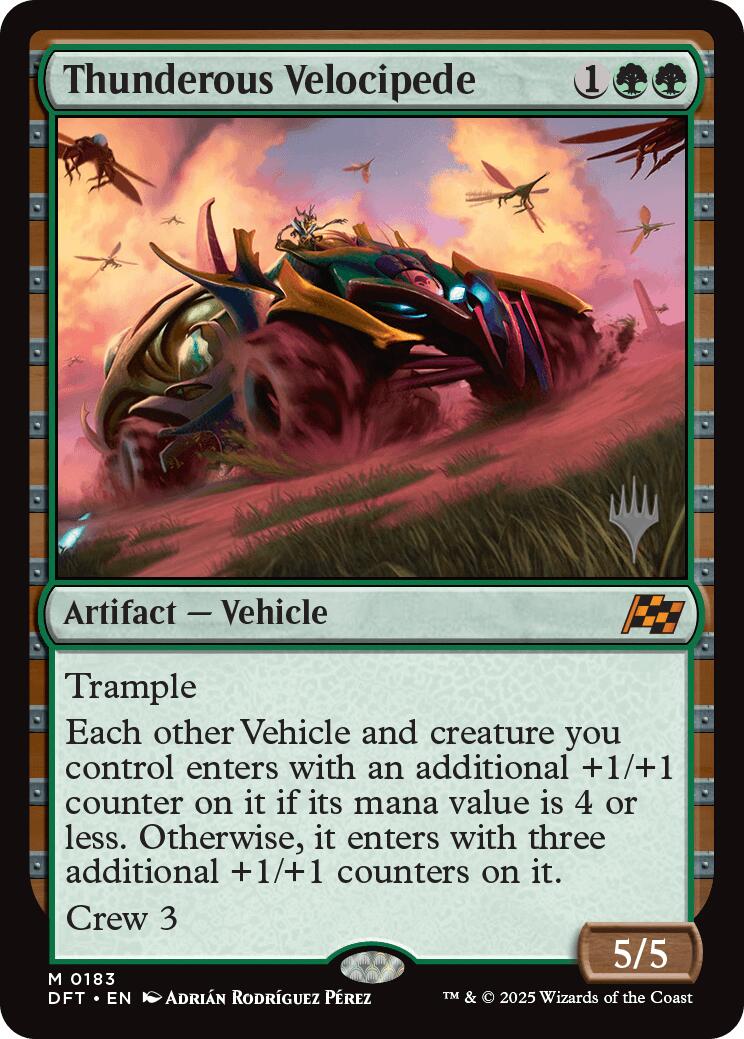 Thunderous Velocipede (Promo Pack) [Aetherdrift Promos] | RetroPlay Games