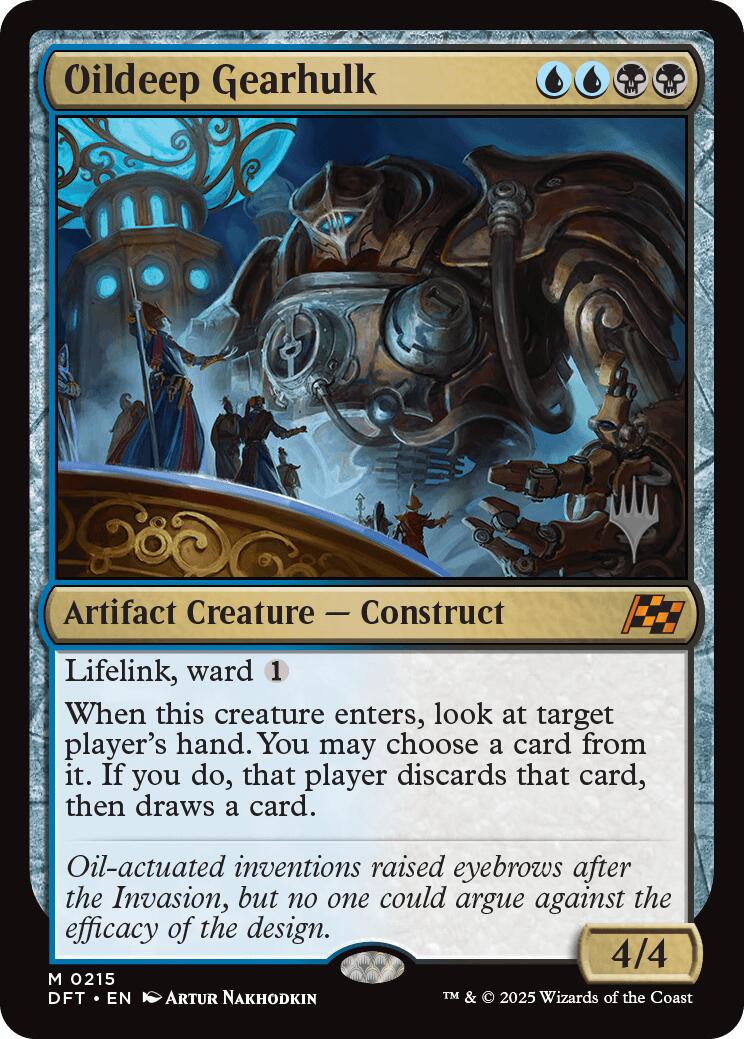 Oildeep Gearhulk (Promo Pack) [Aetherdrift Promos] | RetroPlay Games