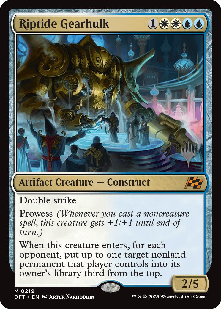 Riptide Gearhulk (Promo Pack) [Aetherdrift Promos] | RetroPlay Games