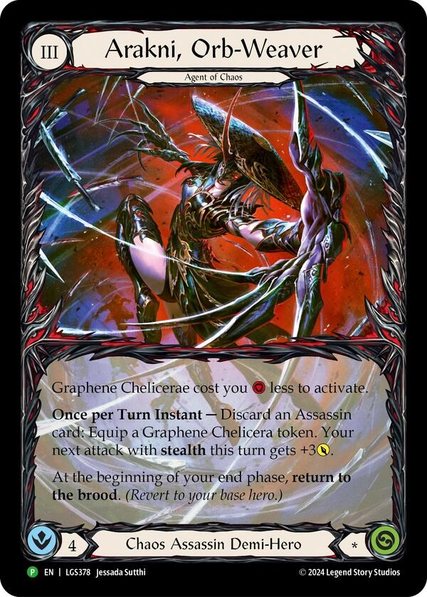 Arakni, Orb-Weaver (Extended Art) [LGS378] (Promo)  Rainbow Foil | RetroPlay Games