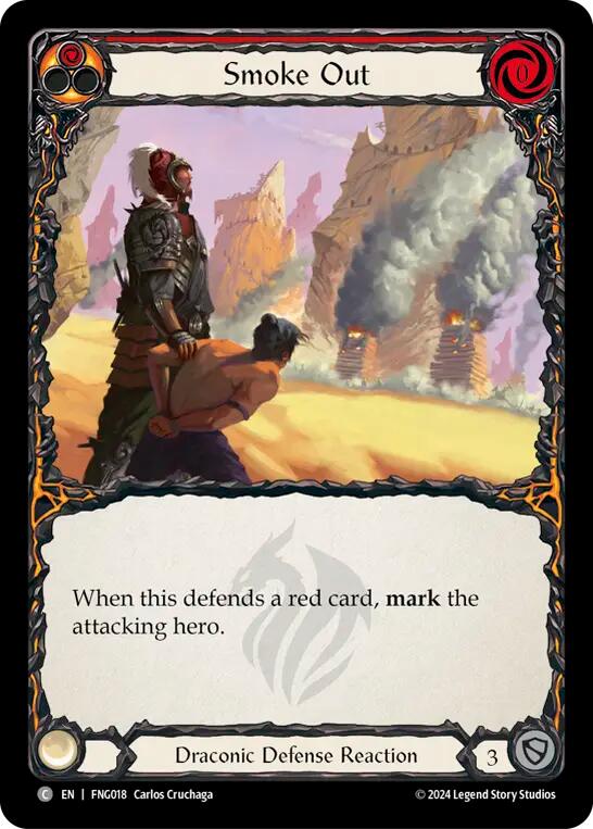 Smoke Out (Red) [FNG018] (The Hunted Fang Blitz Deck) | RetroPlay Games