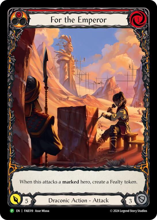 For the Emperor [FAB319] (Promo)  Rainbow Foil | RetroPlay Games