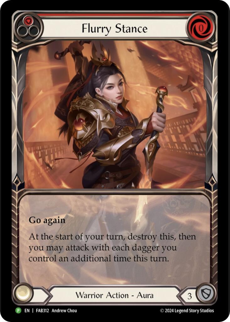 Flurry Stance [FAB312] (Promo)  Rainbow Foil | RetroPlay Games