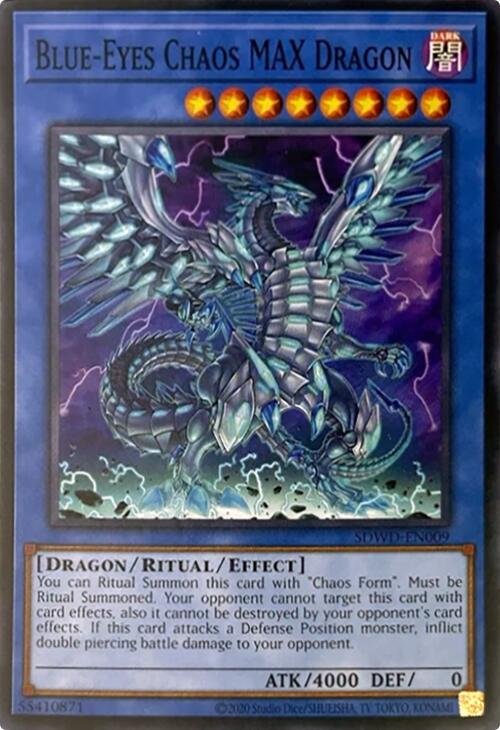 Blue-Eyes Chaos MAX Dragon (Unlimited Misprint) [SDWD-EN009] Common | RetroPlay Games