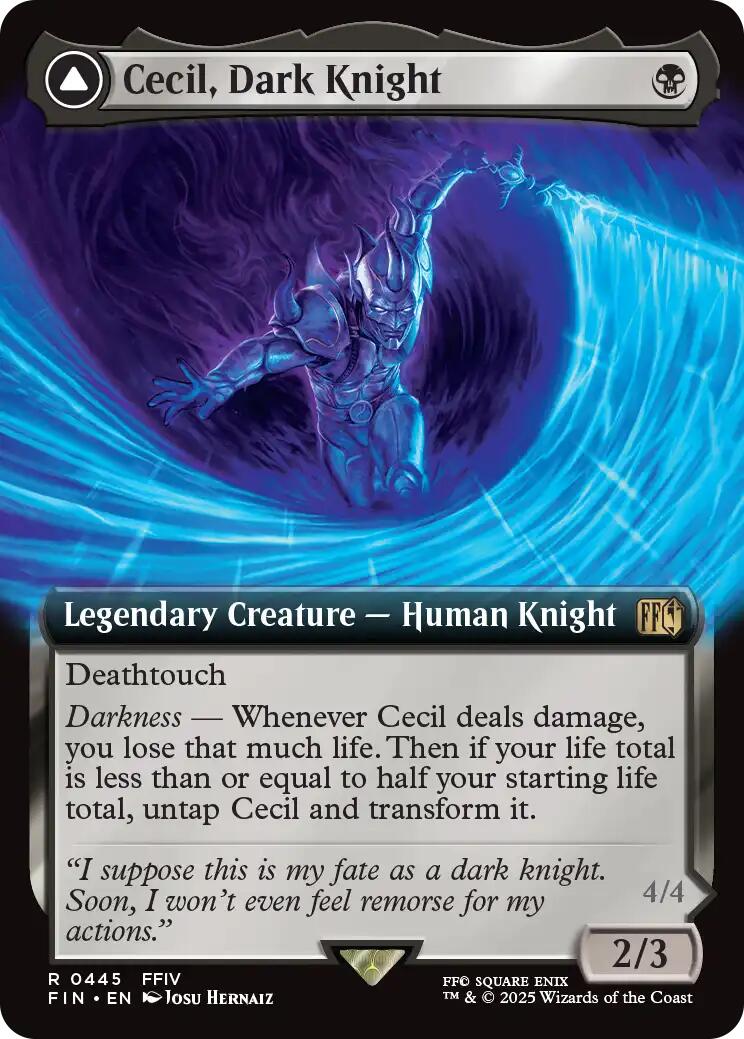 Cecil, Dark Knight // Cecil, Redeemed Paladin (Extended Art) [FINAL FANTASY] | RetroPlay Games