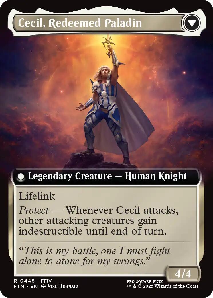 Cecil, Dark Knight // Cecil, Redeemed Paladin (Extended Art) [FINAL FANTASY] | RetroPlay Games