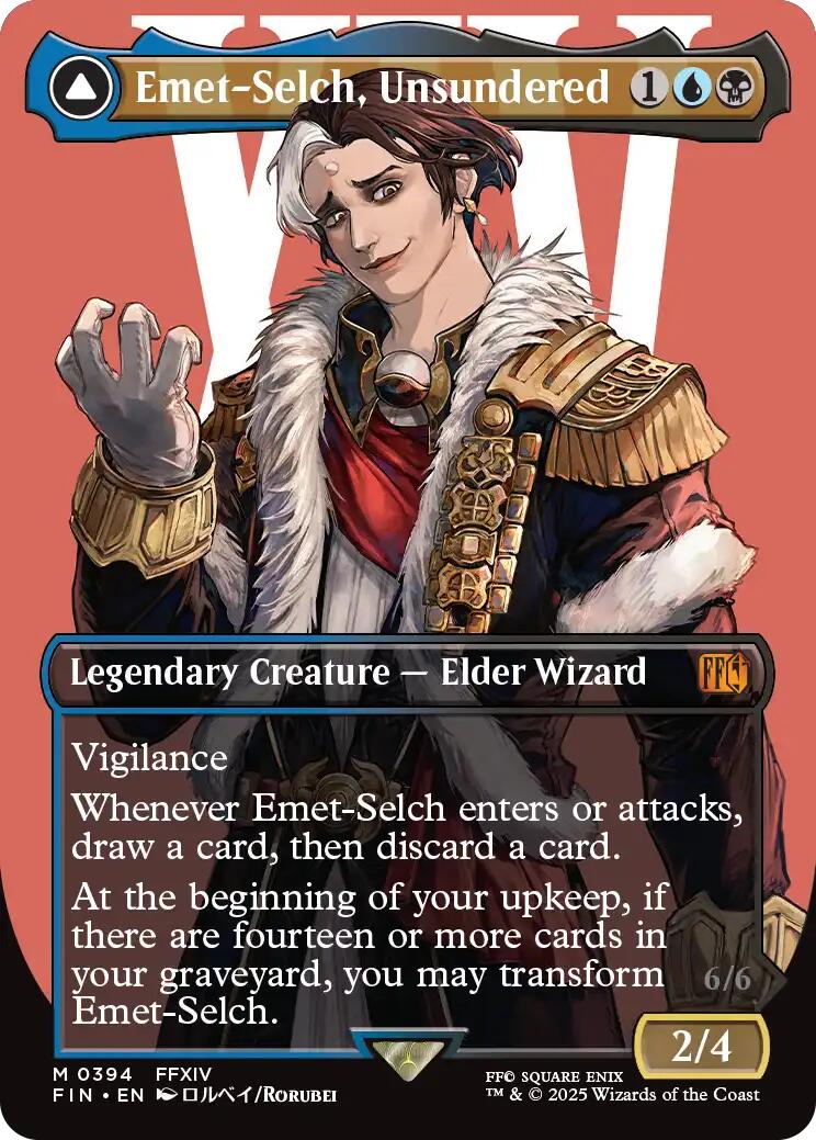 Emet-Selch, Unsundered // Hades, Sorcerer of Eld (Borderless) [FINAL FANTASY] | RetroPlay Games
