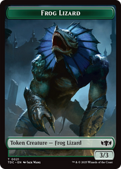 Frog Lizard // Dragon (0014) Double-Sided Token [Tarkir: Dragonstorm Commander Tokens] | RetroPlay Games