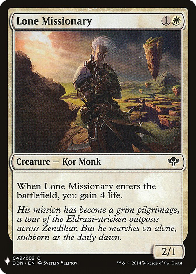 Lone Missionary [Mystery Booster] | RetroPlay Games