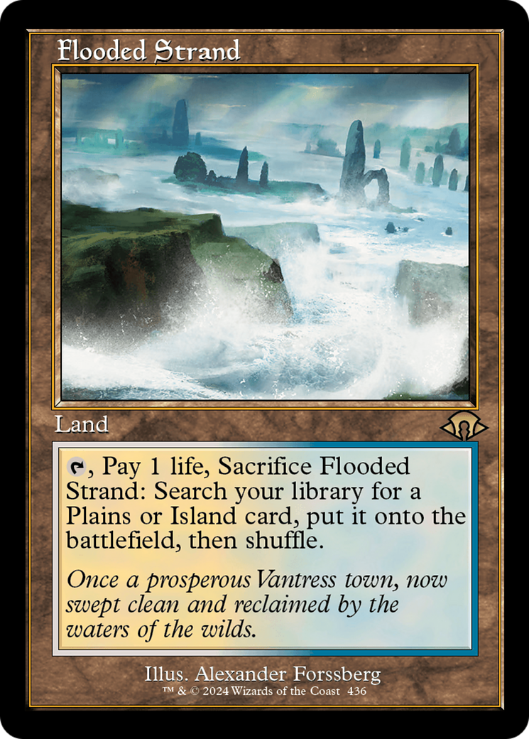 Flooded Strand (Retro) [Modern Horizons 3] | RetroPlay Games