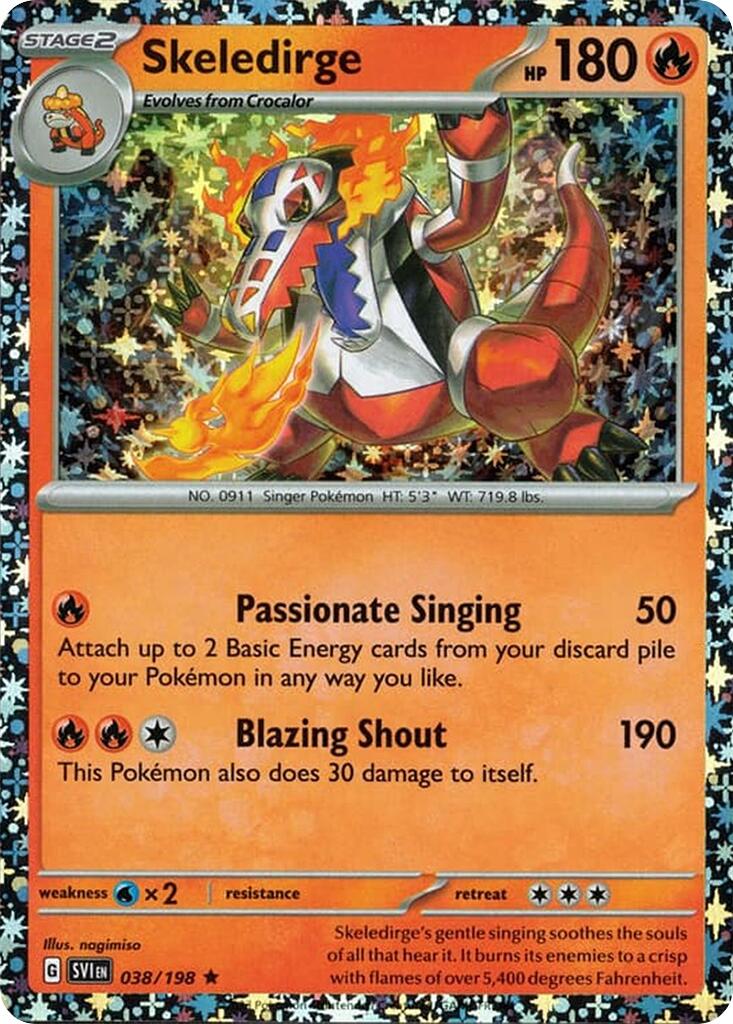 Skeledirge (038/198) (Sparkle Holo) [Miscellaneous Cards] | RetroPlay Games