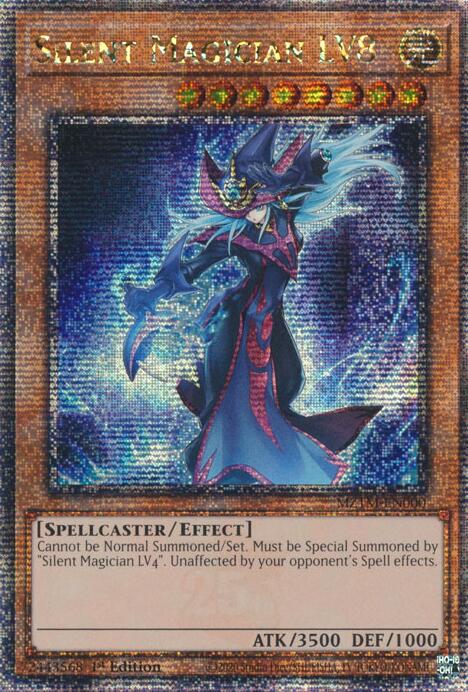 Silent Magician LV8 [MZTM-EN000] Quarter Century Secret Rare | RetroPlay Games