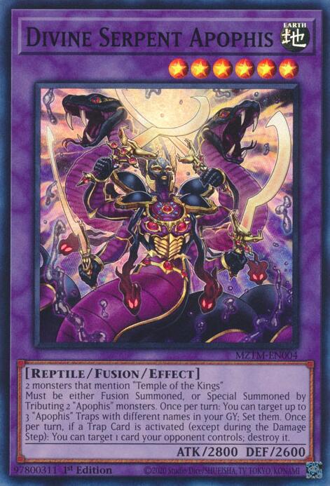 Divine Serpent Apophis [MZTM-EN004] Super Rare | RetroPlay Games