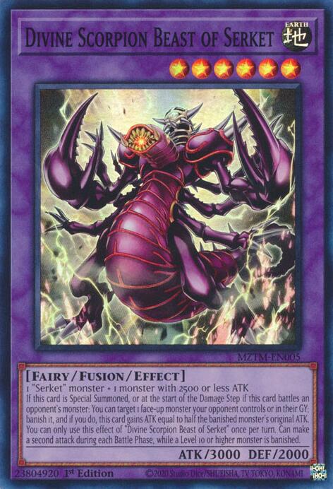 Divine Scorpion Beast of Serket [MZTM-EN005] Super Rare | RetroPlay Games