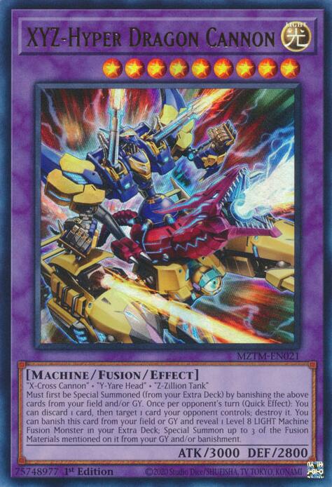XYZ-Hyper Dragon Cannon [MZTM-EN021] Ultra Rare | RetroPlay Games