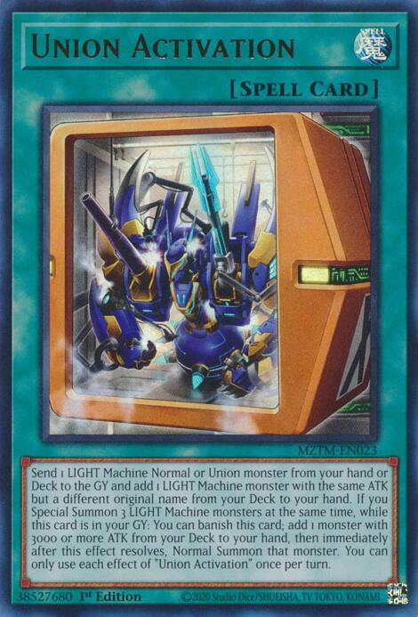 Union Activation [MZTM-EN023] Ultra Rare | RetroPlay Games