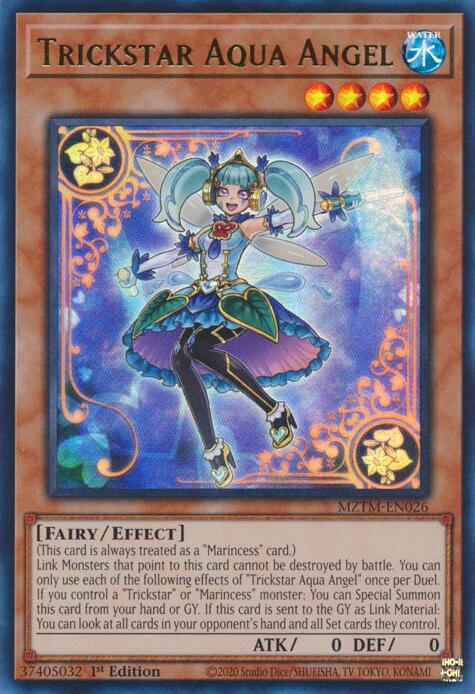 Trickstar Aqua Angel [MZTM-EN026] Ultra Rare | RetroPlay Games