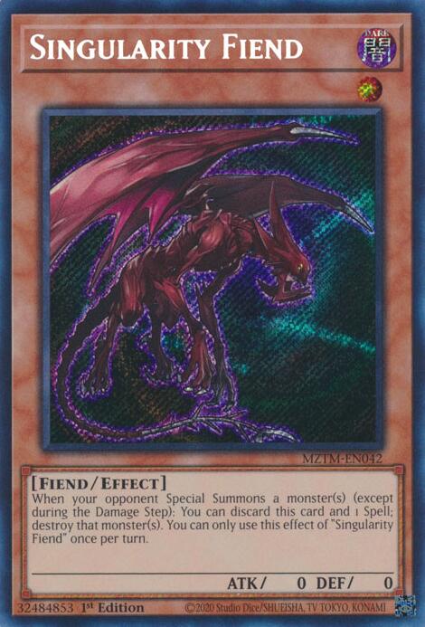 Singularity Fiend [MZTM-EN042] Secret Rare | RetroPlay Games