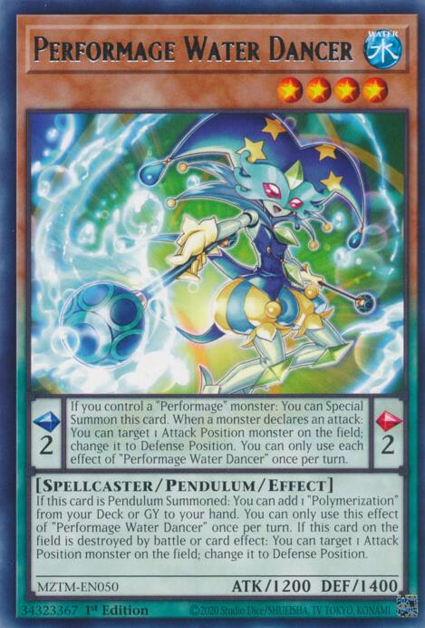 Performage Water Dancer [MZTM-EN050] Rare | RetroPlay Games