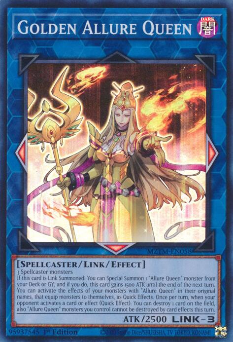 Golden Allure Queen [MZTM-EN058] Super Rare | RetroPlay Games