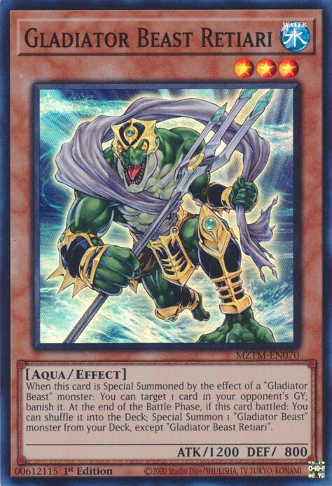 Gladiator Beast Retiari [MZTM-EN070] Super Rare | RetroPlay Games