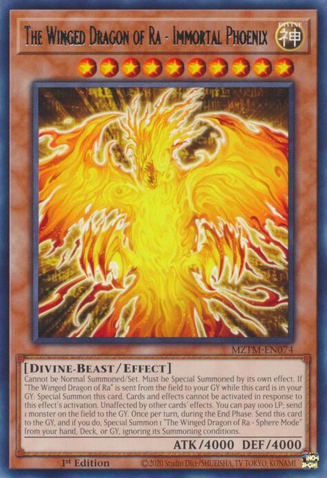 The Winged Dragon of Ra - Immortal Phoenix [MZTM-EN074] Rare | RetroPlay Games