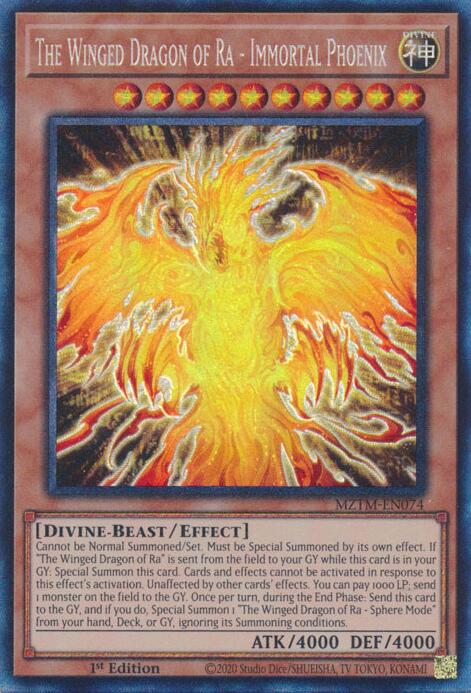 The Winged Dragon of Ra - Immortal Phoenix (Collector's Rare) [MZTM-EN074] Collector's Rare | RetroPlay Games