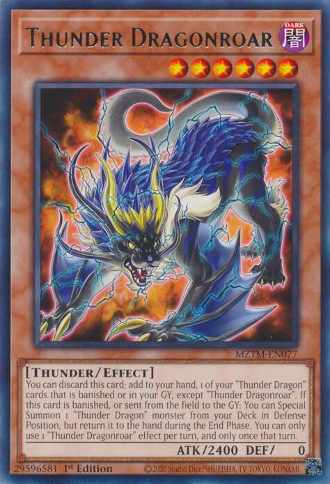 Thunder Dragonroar [MZTM-EN077] Rare | RetroPlay Games