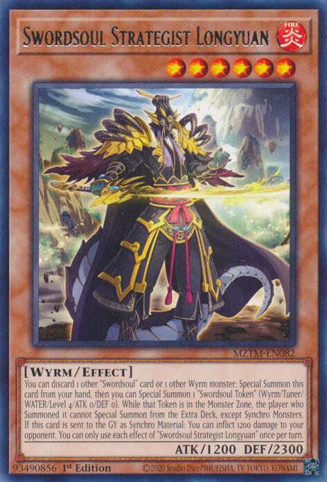 Swordsoul Strategist Longyuan [MZTM-EN082] Rare | RetroPlay Games