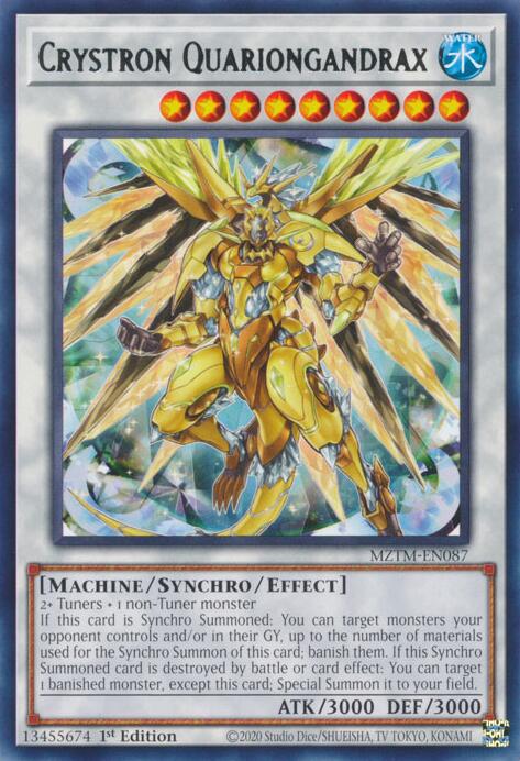 Crystron Quariongandrax [MZTM-EN087] Rare | RetroPlay Games