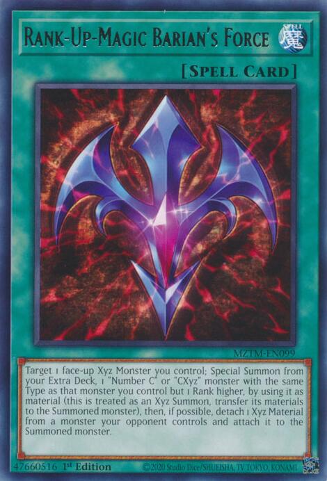Rank-Up-Magic Barian's Force [MZTM-EN099] Rare | RetroPlay Games