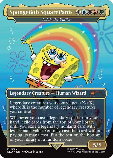 SpongeBob SquarePants - Jodah, the Unifier [Secret Lair Drop Series] | RetroPlay Games