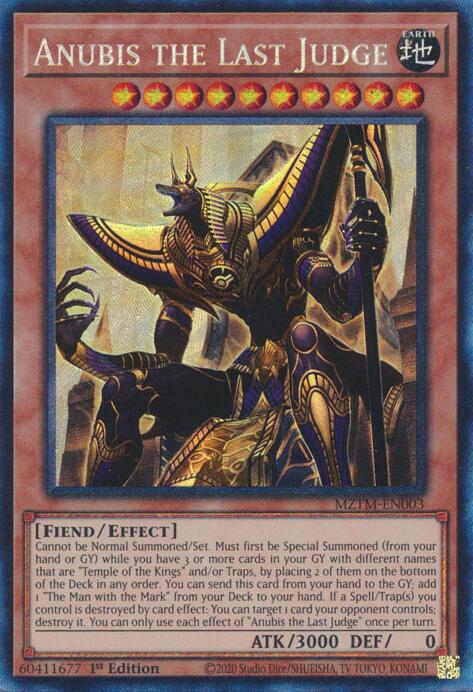 Anubis the Last Judge (Collector's Rare) [MZTM-EN003] Collector's Rare | RetroPlay Games