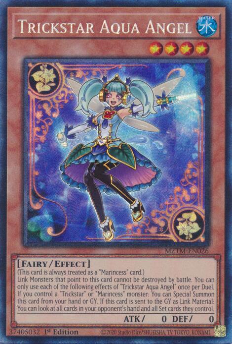 Trickstar Aqua Angel (Collector's Rare) [MZTM-EN026] Collector's Rare | RetroPlay Games