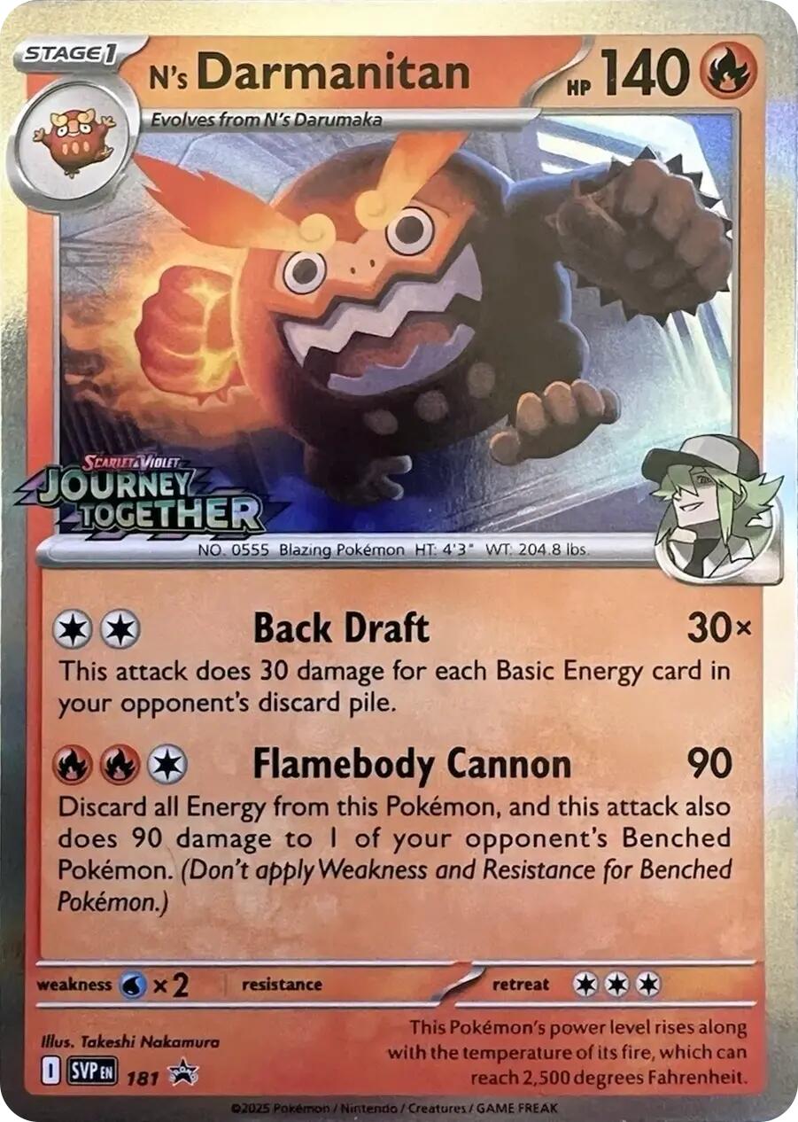N's Darmanitan (181) [Scarlet & Violet: Black Star Promos] | RetroPlay Games