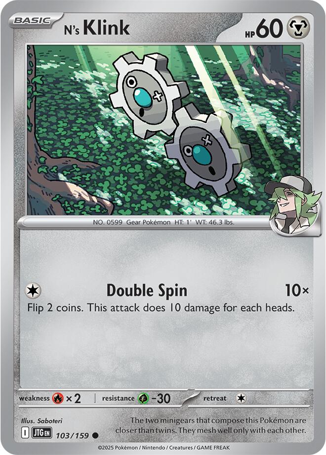 N's Klink (103/159) [Scarlet & Violet: Journey Together] | RetroPlay Games