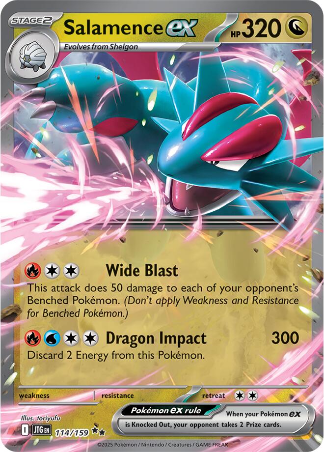 Salamence ex (114/159) [Scarlet & Violet: Journey Together] | RetroPlay Games
