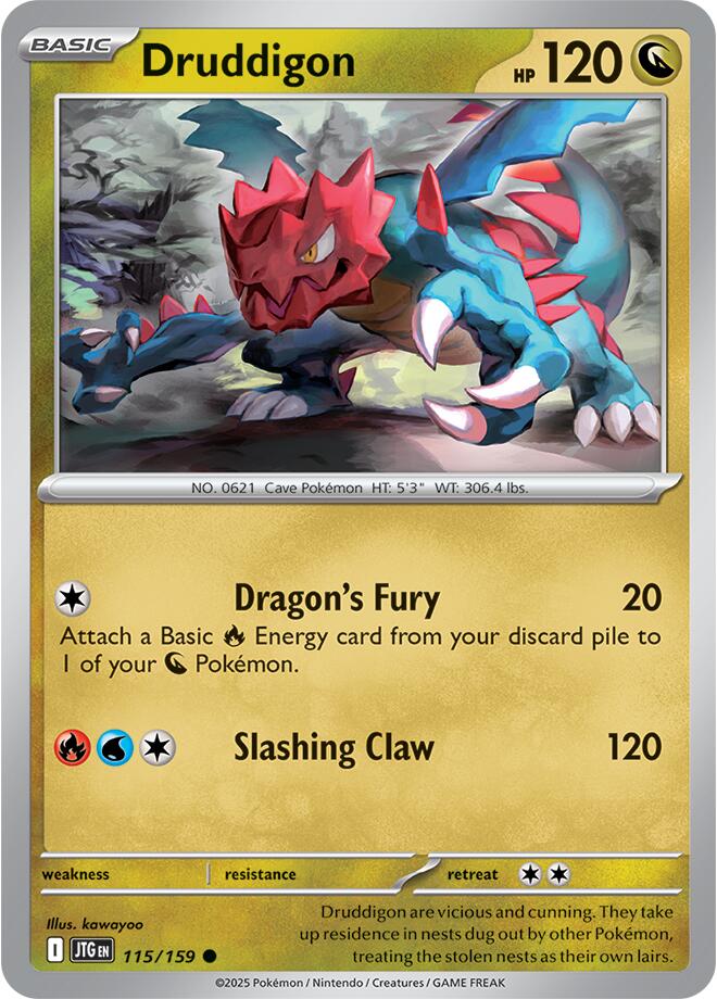 Druddigon (115/159) [Scarlet & Violet: Journey Together] | RetroPlay Games