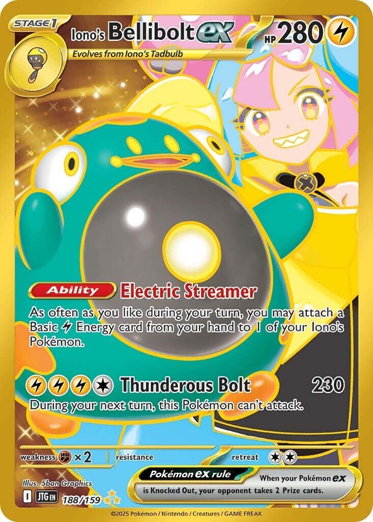 Iono's Bellibolt ex (188/159) [Scarlet & Violet: Journey Together] | RetroPlay Games