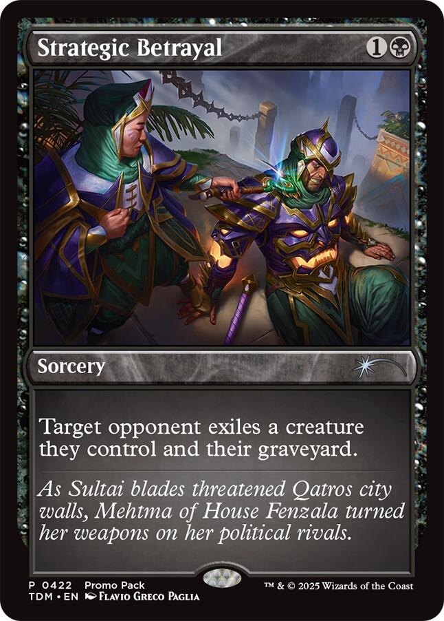 Strategic Betrayal [Tarkir: Dragonstorm Promos] | RetroPlay Games