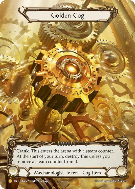 Golden Cog (Marvel) [SEA042] (High Seas)  Rainbow Foil | RetroPlay Games
